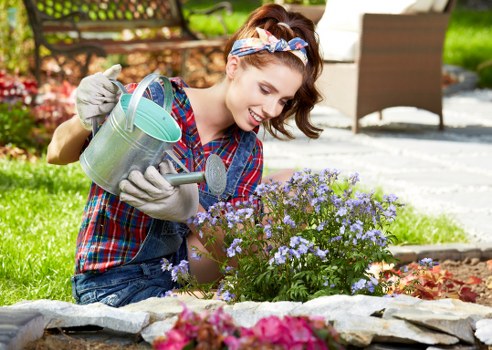Careful landscape design planning and material selection in a Thornton Heath garden