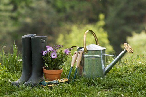 Composite decking installation planned for a Thorntonheath garden